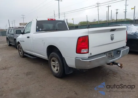 2012 Ram 1500 St из США, поврежденный, VIN 3C6JD6DT6CG158866